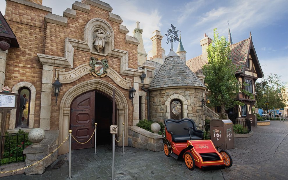 Mr. Toad’s Wild Ride, Alice in Wonderland at Disneyland Park will be closed June 5-15