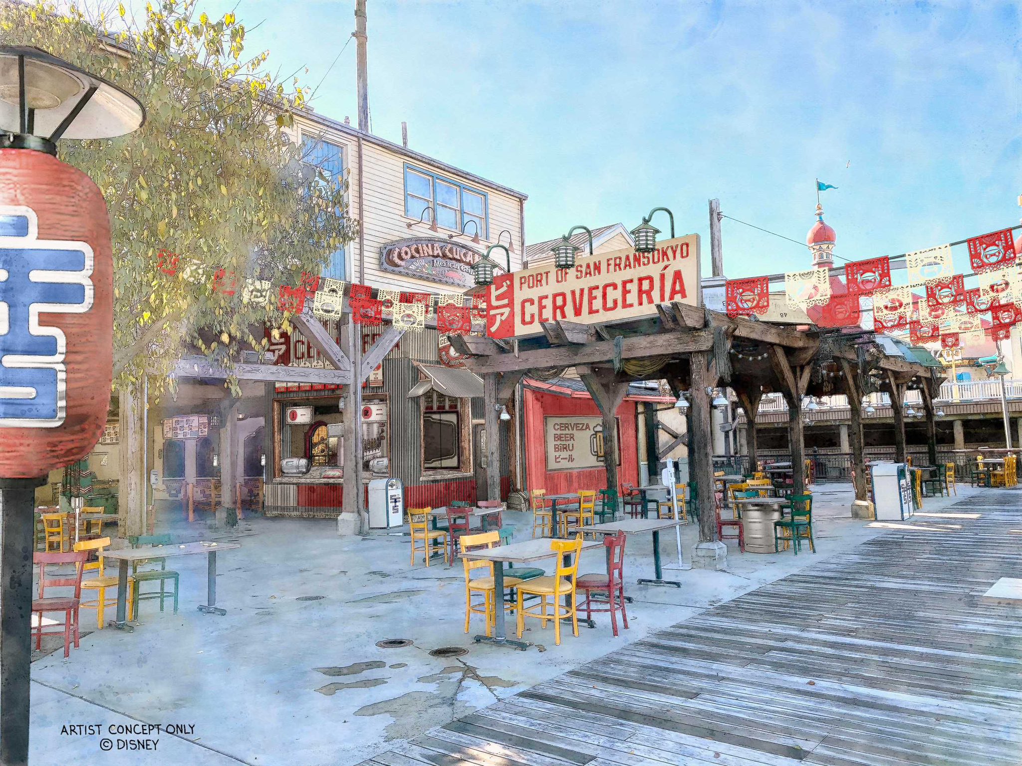 Port of San Fransokyo Cervecería at Disney California Adventure Park opens on July 25