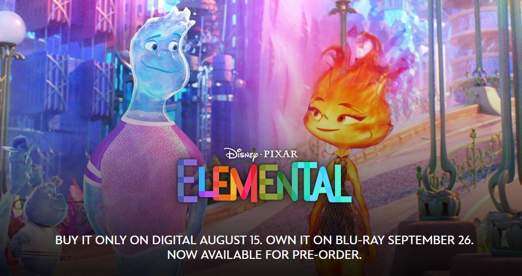 ‘Elemental’ arrives on digital Aug. 15, Blu-ray on Sept. 26