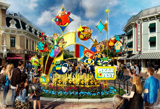Disneyland Resort releases new concept art for Pixar Fest